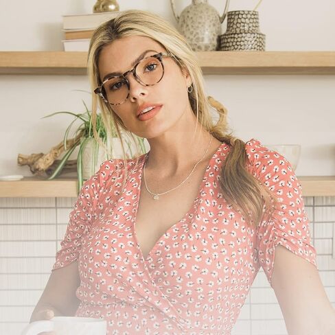DIFF Eyewear Sawyer Designer Round Computer Blue Light Blocking Glasses for Men and Women in Saudi Arabia