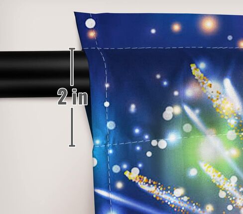 Allenjoy Merry Christmas Window Curtain Cute Xmas Gnome Winter Snowy Landscape New Year Holiday Print Curtains Home Decor Rod Pocket Drapes for Kids Bedroom Living Room 82 in x 84 in in Saudi Arabia