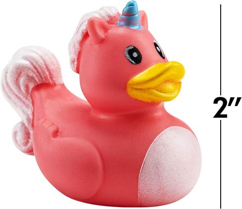 Mini Unicorn Rubber Duckies (Pack of 24) Assorted 2 Inch Duckies, Squirt Bath Tub Toy for Kids, Squeezable and Squirtable, Great for Birthday Party's, Fillers, and Decorations in Saudi Arabia