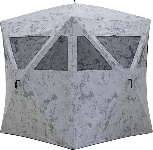 ستائر Barronett Blinds Radar المحمولة للصيد، ستائر منبثقة، نوافذ بدون سحاب، خفيفة الوزن، لشخصين، 67 بوصة × 71 بوصة × 71 بوصة in Kuwait