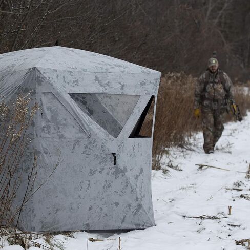 ستائر Barronett Blinds Radar المحمولة للصيد، ستائر منبثقة، نوافذ بدون سحاب، خفيفة الوزن، لشخصين، 67 بوصة × 71 بوصة × 71 بوصة in Kuwait
