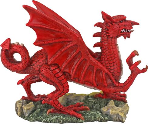 Design Toscano The Red Welsh Dragon Statue: Large in Saudi Arabia