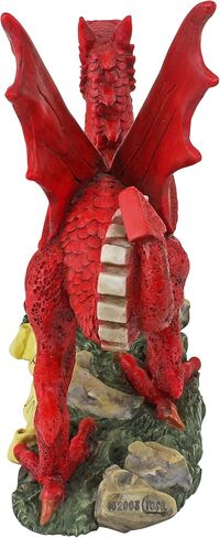 Design Toscano The Red Welsh Dragon Statue: Large in Saudi Arabia