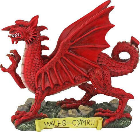 Design Toscano The Red Welsh Dragon Statue: Large in Saudi Arabia