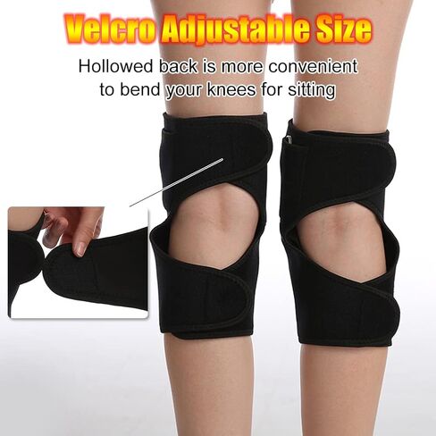 وسادة تدفئة للركبة USB، دعامة للركبة قابلة للارتداء لعلاج تخفيف آلام العضلات، لف الركبة بالطقس البارد للركبتين الباردة، آلام التهاب المفاصل، الإصابات الرياضية، 3 مستويات لدرجة الحرارة in Kuwait