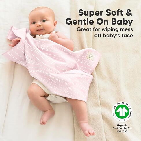 KeaBabies 6-Pack Baby Burp Cloths for Baby Boys and Girls and Large Baby Burp Cloths - Burping Cloths for Babies, Boys, Girls, Cotton Burp Cloth, Spit Up Burp Rags, Newborn Burp Clothes in Saudi Arabia