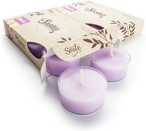 Pure Carnation Premium Tealight Candles Multi Pack - Highly Scented with Essential & Natural Oils - 12 Pink Tea Lights - Beautiful Candlelight - Made in The USA - Flower & Floral Collection in Saudi Arabia