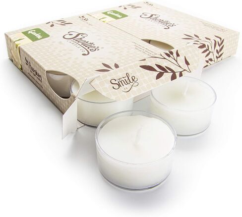 Pure Carnation Premium Tealight Candles Multi Pack - Highly Scented with Essential & Natural Oils - 12 Pink Tea Lights - Beautiful Candlelight - Made in The USA - Flower & Floral Collection in Saudi Arabia