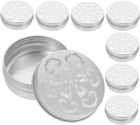 10 قطع من صندوق الألومنيوم المجوف الملولب للزيوت العطرية للمنزل، موزع معطر هواء للزيوت العطرية، صندوق من الألومنيوم، موزع للروائح، صناديق التدريب، موزع الروائح العطرية in Kuwait