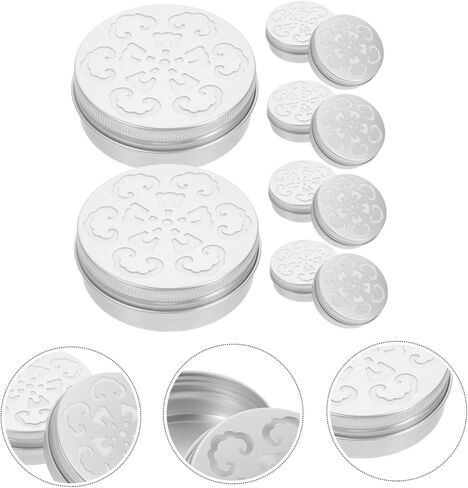 10 قطع من صندوق الألومنيوم المجوف الملولب للزيوت العطرية للمنزل، موزع معطر هواء للزيوت العطرية، صندوق من الألومنيوم، موزع للروائح، صناديق التدريب، موزع الروائح العطرية in Kuwait