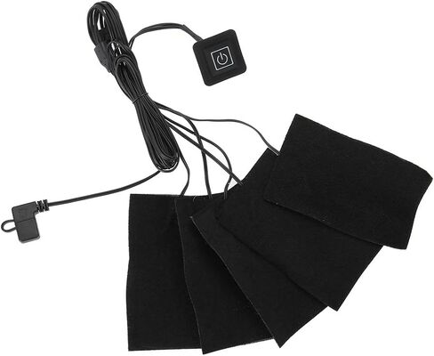 Electric Heating Pad, DC 5V Electric Cloth Heater, USB Electric Film Heater Pads Heating Element, Washable Cushion Clothing Fever Tablets for Neck, Back, Abdomen, Lumbar Heating in Saudi Arabia