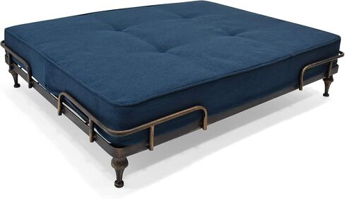 Christopher Knight Home Elvis Industrial Pet Bed, Navy Blue and Brushed Gold in Kuwait