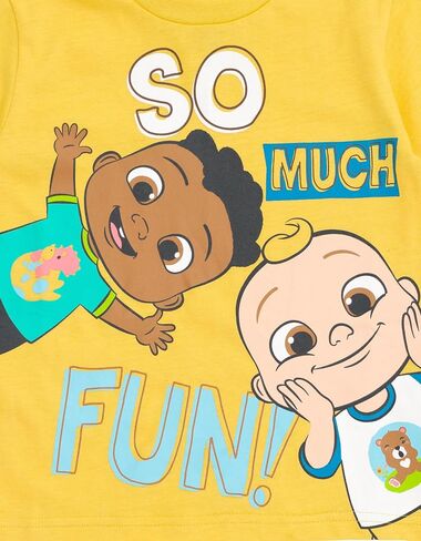 CoComelon JJ Cody T-Shirt and Mesh Shorts Outfit Set Infant to Toddler in Saudi Arabia