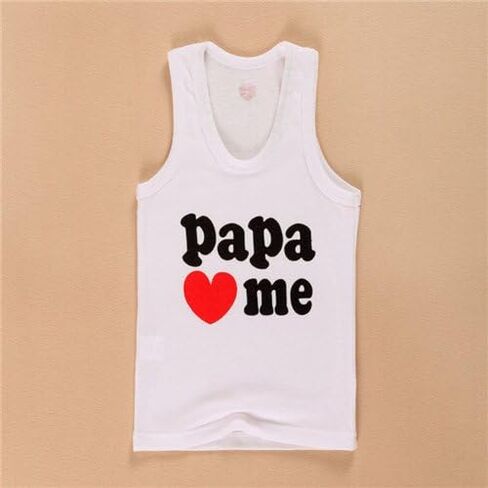 Boy/Girl 100% Cotton 5 Pack Cartoon Japanese Vest Tank Sleeveless Top Set in Kuwait