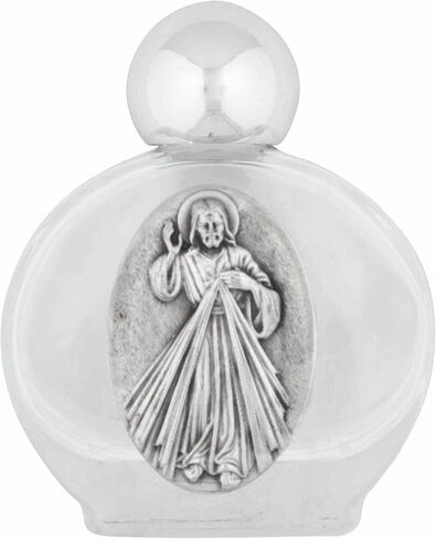 Venerare Small Glass Holy Water Bottle (Divine Mercy) in Saudi Arabia