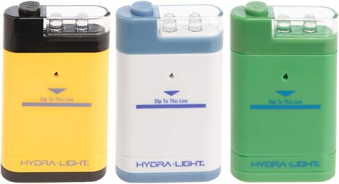 HydraLight (3 Pack Mini Emergency LED Flashlight Water Powered for Car Hiking Camping Accessories in Saudi Arabia