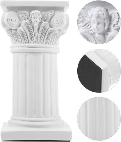 عمود روماني صغير على شكل عمود يوناني من الراتنج، تماثيل يونانية كلاسيكية لديكور المكتب وسطح المكتب، منحوتات معمارية لتزيين طاولة الزفاف والمنزل والحديقة in Kuwait