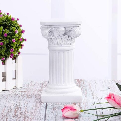 عمود روماني صغير على شكل عمود يوناني من الراتنج، تماثيل يونانية كلاسيكية لديكور المكتب وسطح المكتب، منحوتات معمارية لتزيين طاولة الزفاف والمنزل والحديقة in Kuwait