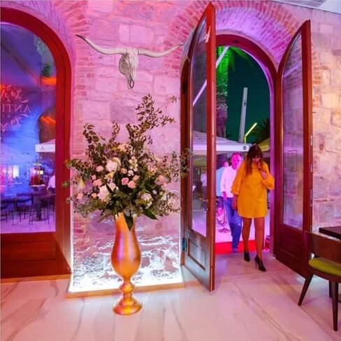 HEZITO 30 بوصة قرن طويل بقرة جمجمة ديكور معلق على الحائط، جمجمة صناعية التحنيط رأس حيوان ديكور جدار ديكور مزرعة يدوي الصنع جدار النحت (ريترو) in Kuwait