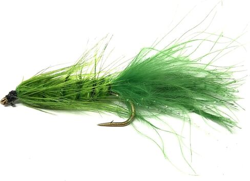 Fly Fishing Flies | Woolly Bugger Flies, 12pc Flies for Fly Fishing | Trout Flies and Bass Flies | 4 Size Fly Fishing Assortment | Streamer Flies in Saudi Arabia