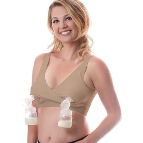 حمالة صدر للرضاعة قابلة للتعديل مع مضخة كلاسيكية بدون استخدام اليدين من رومينا. مثالية لمضخات الرضاعة الطبيعية من سبكترا وميديلا ولانسينو وما إلى ذلك، نود إس in Kuwait