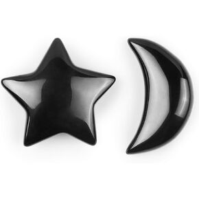 SMQ Lovely Star&Moon Shaped Colored Stones Gemstones for Home,Office Decorative,DIY Jewelry Making in Kuwait