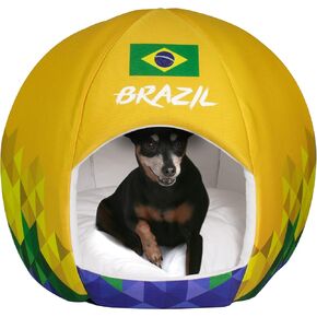 MACCABI ART Brazil Country-Sport Ball Pet Bed- Small in Kuwait