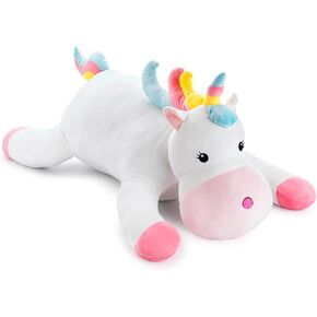 Fryser Weighted Stuffed Animals 5 lbs Weighted Plush Toy 5 Pounds Weighted Stuffed Toys for Children Kids Adults, Weighted Unicorn Plush Animal Throw Pillow Dolls for Cuddle Comfort, 27 inches