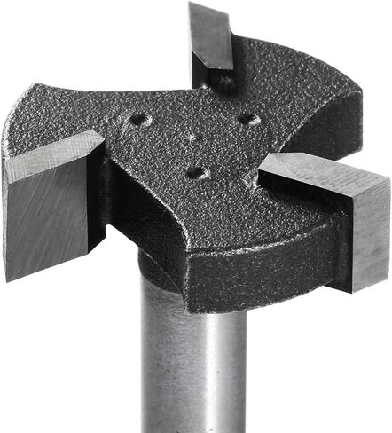 Genmitsu 3pcs 3-Flute CNC Spoilboard Surfacing Router Bits, 1/4'' Shank, 0.94'' Cutting Diameter, Slab Flattening Router Bits for Wood Working, RB03A in Saudi Arabia