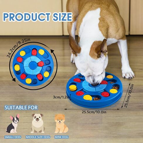 WINGPET Dog Puzzle Toys, Interactive Dog Toys for Puppy, Dogs Food Puzzle Feeder Toys for IQ Training & Mental Enrichment, Treat Dispenser for Dogs Training Funny Feeding in Kuwait