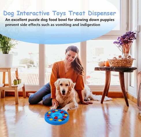 WINGPET Dog Puzzle Toys, Interactive Dog Toys for Puppy, Dogs Food Puzzle Feeder Toys for IQ Training & Mental Enrichment, Treat Dispenser for Dogs Training Funny Feeding in Kuwait
