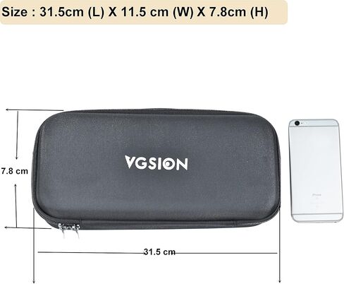VGSION Carrying Case for Insta360 One RS 1-inch 360 Leica , Selfie Stick Case with Handle and Shoulder Belt in Kuwait