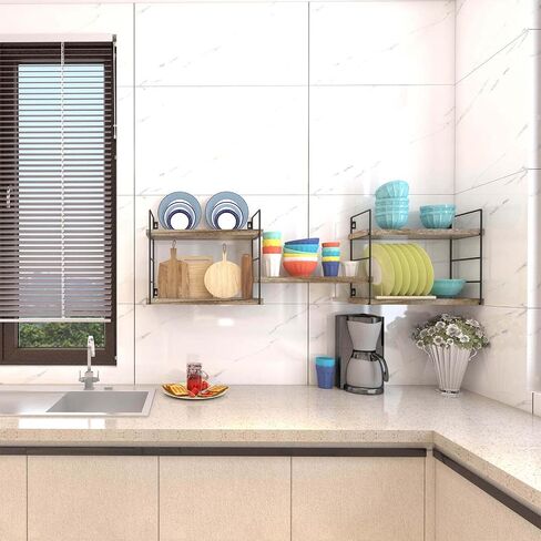 Floating Wall Shelves, Wooden partitions,Wall-Mounted Storage Rack, Various Combinations can be Adjusted, Suitable for Bedroom, Living Room, Office, or Any Other Space it Might fit (Black) in Saudi Arabia