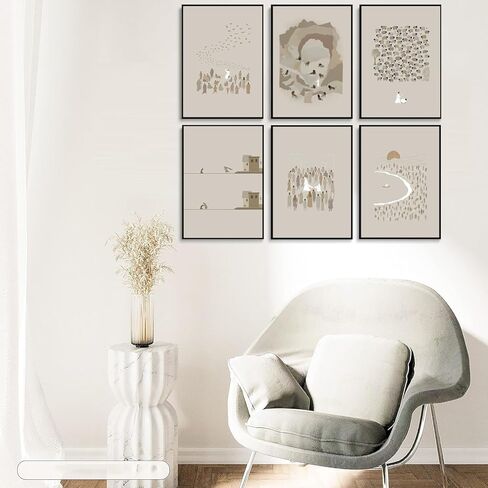 RYZQUBF 9Pcs Jesus Christian Canvas Wall Art Boho Bible Verse Posters religious wall prints Minimalist Jesus Pictures Paintings Wall Decor for Bedroom Living Room Decoration Unframed in Saudi Arabia