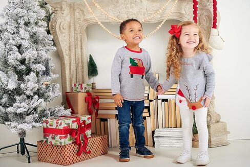 Mud Pie Baby Boys' Holiday Applique Long Sleeve T-Shirt in Saudi Arabia