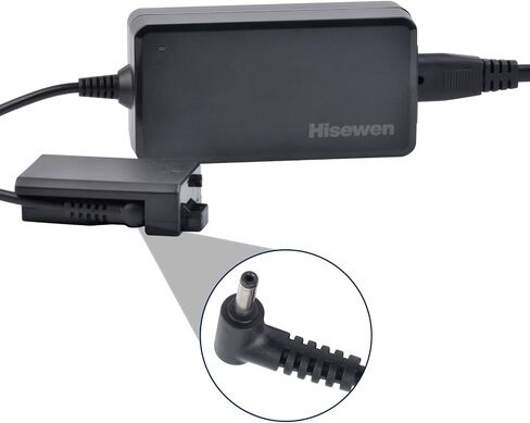 Hisewen ACK-E5 AC محول الطاقة DR-E5 DC المقرنة LP-E5 الدمية بطارية لكاميرات Canon EOS Rebel XSi XS T1i 450D 500D 1000D Kiss F X2 X3 DSLR. in Kuwait