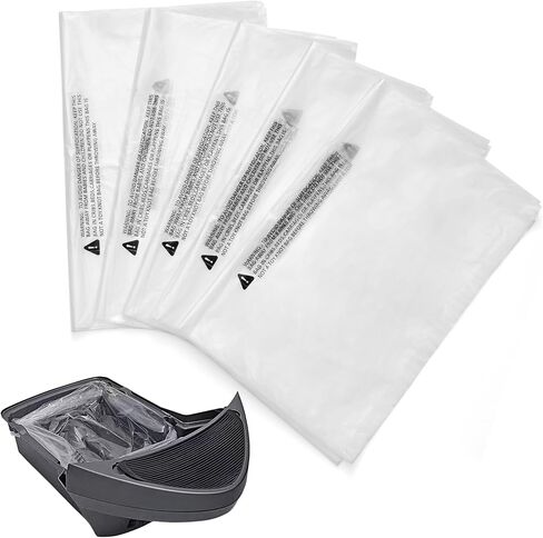 AMOGOGOPET Litter Robot Waste Bags Fit for Litter Robot 3 and 4, 50 Pack Liner Bags, Self Cleaning Cat Litter Box Trash bags with 9-11 Gallons of Capacity in Saudi Arabia