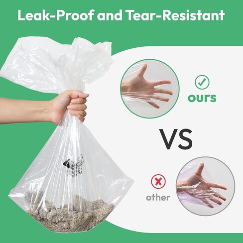 AMOGOGOPET Litter Robot Waste Bags Fit for Litter Robot 3 and 4, 50 Pack Liner Bags, Self Cleaning Cat Litter Box Trash bags with 9-11 Gallons of Capacity in Saudi Arabia