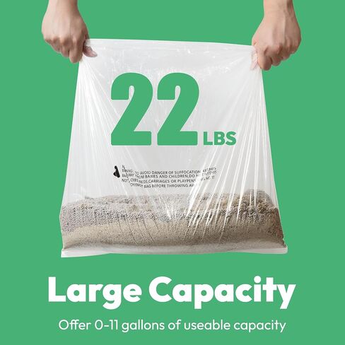 AMOGOGOPET Litter Robot Waste Bags Fit for Litter Robot 3 and 4, 50 Pack Liner Bags, Self Cleaning Cat Litter Box Trash bags with 9-11 Gallons of Capacity in Saudi Arabia