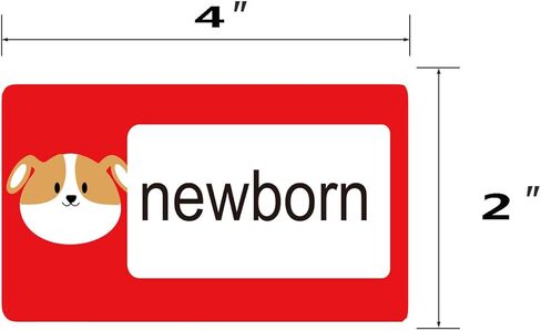 Nursery Clothes Drawer Labels 2X4 inch Color Cute Animal Pattern Dresser Stickers 8 Design Baby Bin Organization Labels for Boys,Girls Drawers,Closet Items in Saudi Arabia