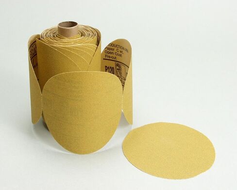 Cubitron II 3M Stikit Paper Disc Roll 236U, 5 in x NH P320 C-weight, Die 600Z, 100 discs per roll in Saudi Arabia