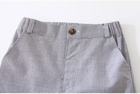 طقم كاجوال للأولاد من Abolai مكون من 3 قطع مع قميص مزين بالزهور وسترة وبنطلون in Kuwait