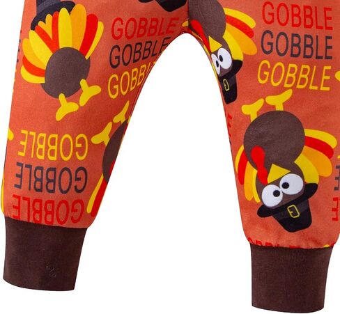 My First Thanksgiving Baby Boy Girl Turkey Outfit Long Sleeve Clothes in Saudi Arabia