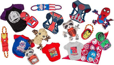 تي شيرت Marvel Comics for Pets Avengers Assemble للكلاب، مقاس X-Large | أفضل تيشيرت كابتن أمريكا باللونين الأزرق والأحمر لجميع الكلاب | منتج مرخص رسميًا من Marvel Comics للحيوانات الأليفة in Saudi Arabia
