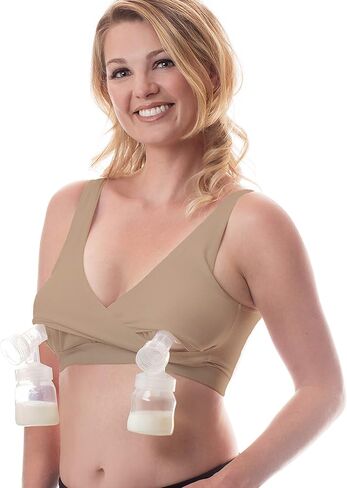 حمالة صدر للرضاعة قابلة للتعديل مع مضخة كلاسيكية بدون استخدام اليدين من رومينا. مثالية لمضخات الرضاعة الطبيعية من سبكترا وميديلا ولانسينو وما إلى ذلك، نود إس in Kuwait