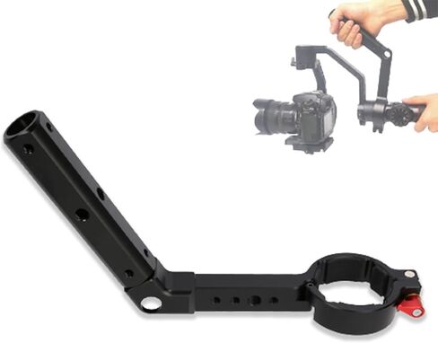 VBESTLIFE Portable Extension Handle Grip Bracket 1/4 Screw Aluminum Alloy Metal Connector for Zhiyun Crane2/ Feiyu AK2000 in Saudi Arabia