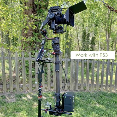 DF DIGITALFOTO Trinipod Roating Yoke System Trinity MINITY Design Compatible with ZHIYUN Crane 3S DJI RS2/RC2/Ronin S RS3/RS 3 PRO Gimbal Steadicam for Thanos Pro Vest -16mm Diameter of Tubes in Kuwait