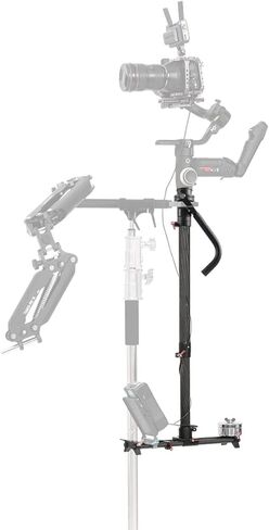 DF DIGITALFOTO Trinipod Roating Yoke System Trinity MINITY Design Compatible with ZHIYUN Crane 3S DJI RS2/RC2/Ronin S RS3/RS 3 PRO Gimbal Steadicam for Thanos Pro Vest -16mm Diameter of Tubes in Kuwait