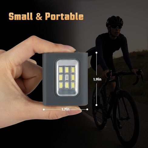 Running Light, 4Pack Reflective Running Gear for Runners, USB Rechargeable LED Light, Clip on Running Lights with Runners and Joggers for Camping, Hiking, Running, Outdoor Adventure in Kuwait