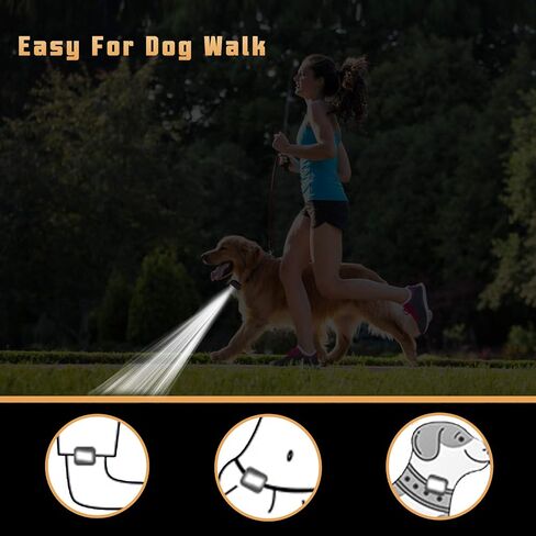 Running Light, 4Pack Reflective Running Gear for Runners, USB Rechargeable LED Light, Clip on Running Lights with Runners and Joggers for Camping, Hiking, Running, Outdoor Adventure in Kuwait